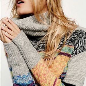 NWOT Free People This and That Striped Sweater